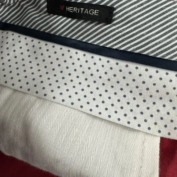 Talbots Heritage Cropped Ankle Pants 20W Red Cotton‎ Spandex NWT PT-2641 - Picture 12 of 14